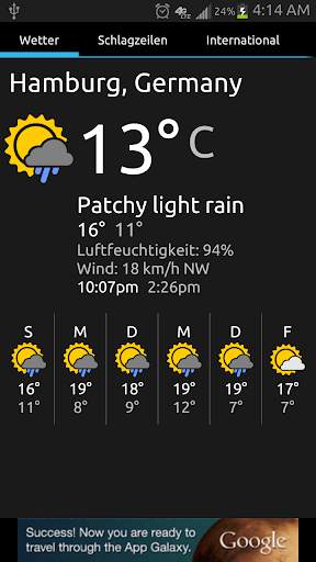 Nachrichten und Wetter screenshot 1