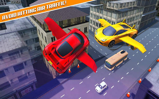 Flying Car 3D: Race Car Simulator 2017 screenshot 15