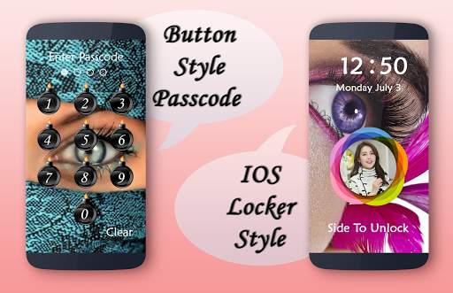 Eyes Lock Screen 1 تصوير الشاشة