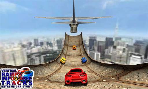 Vertical Ramps Impossible Tracks Extreme Car Stunt स्क्रीनशॉट 1