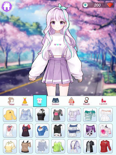 Makeover Anime Dress Up Games screenshot 9