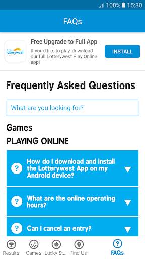 Lotterywest Lite screenshot 5