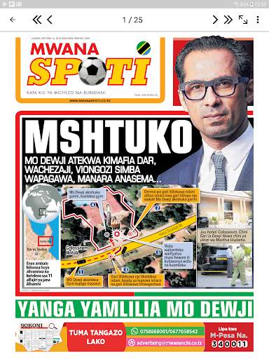 Mwanaspoti Epaper App screenshot 6