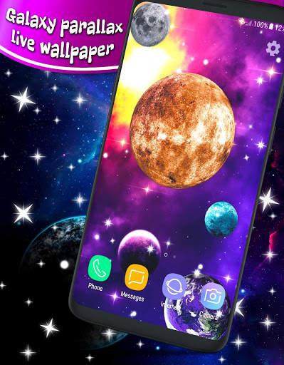 Galaxy Parallax Wallpaper 🌌 Night Live Wallpapers screenshot 6