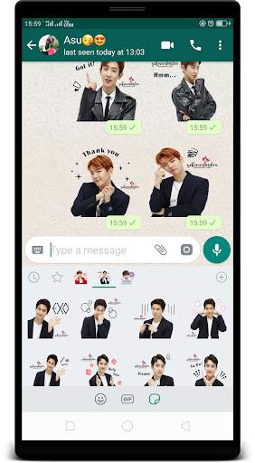 EXO WAStickerApps : Stickers for Whatsapp screenshot 5