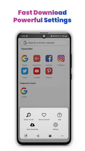Turbo Browser- Fast And Secure with Ad Block screenshot 4