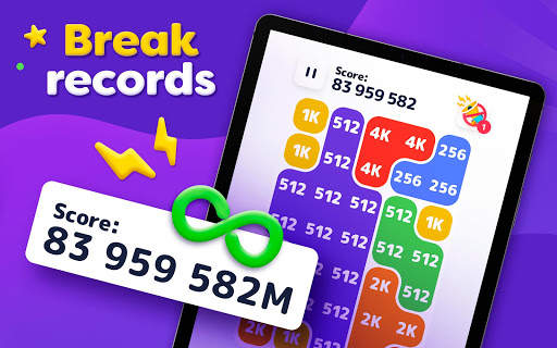 LAVA - 2048 number merge game screenshot 7