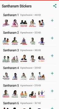 Santhanam What's Up Stickers App in Tamil screenshot 1
