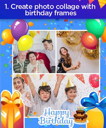 Birthday video maker with phot screenshot 1