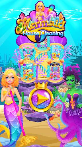 Mermaid Princess House Cleaning - Tidy Up Games screenshot 7