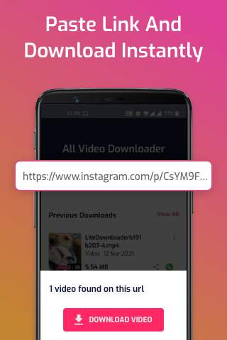 Video Downloader For Instagram screenshot 3