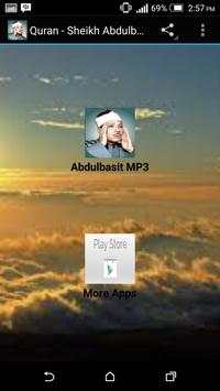 Quran - Sheikh Abdulbasit MP3 screenshot 1