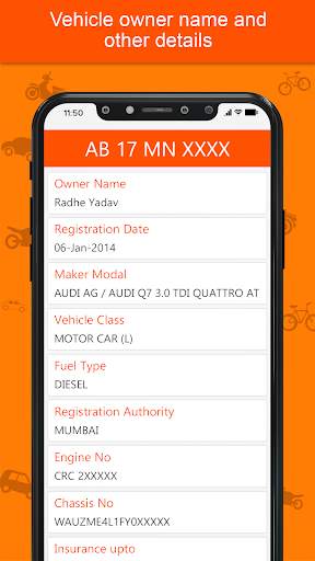 RTO Vehicle Information screenshot 3