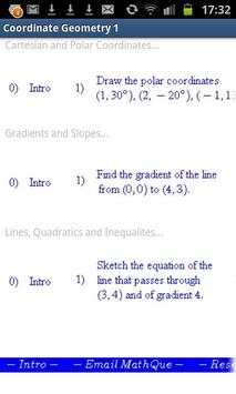 Coordinate Geometry Practice screenshot 1