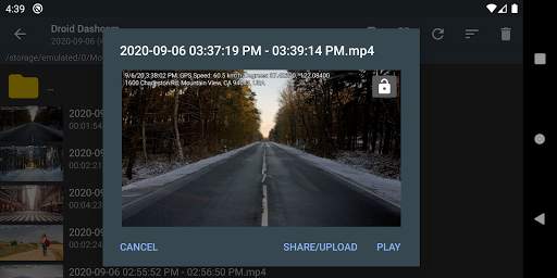 Droid Dashcam DVR screenshot 2