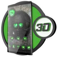Green Biohazard Theme on 9Apps