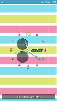 Cute Clock Widgets for Home Screen Live Wallpaper screenshot 4