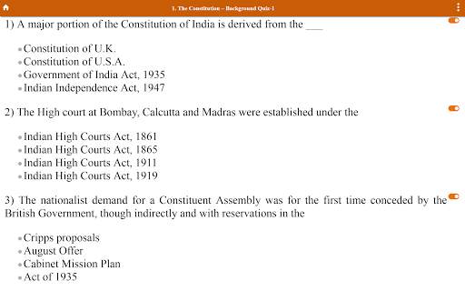 Indian Constitution, Polity & Governance (Free) screenshot 11