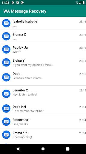 Wa Message Recovery screenshot 1