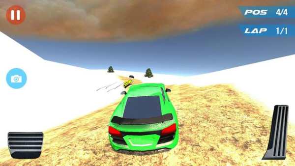Speed Car Racing Snow Mountain screenshot 5