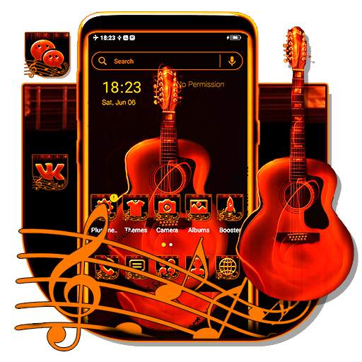 Musical Guitar Launcher Theme 1.0.1