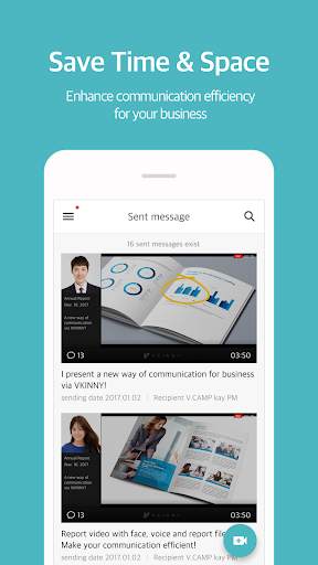 VKinny Biz - Videolized Presentation Messenger screenshot 5