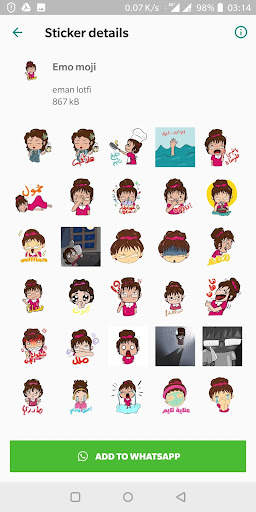 Arabic Stickers for Whatsapp - WAStickersApps screenshot 4