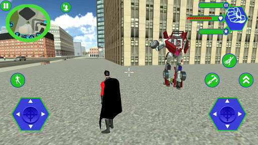 Flying SuperHero Rope Vegas Rescue screenshot 3