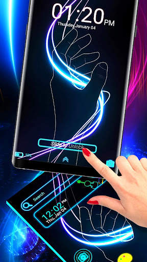 Neon Launcher Theme screenshot 5