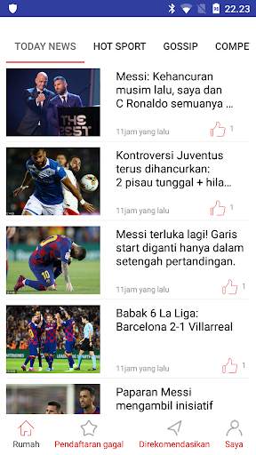 Sport News screenshot 1