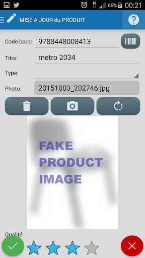SCANPET NEW - Inventaire   Codes barre screenshot 5