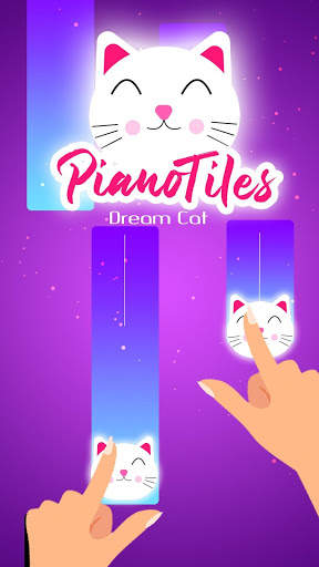 Magic Piano Tiles Dream Cat : Piano Music Go 2021 screenshot 1
