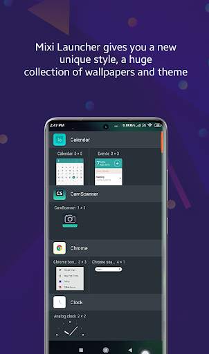 mixi launcher - cool theme for launcher screenshot 4