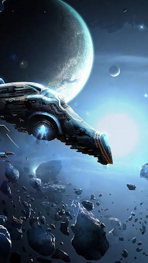 Galaxy Space Live Wallpaper screenshot 5