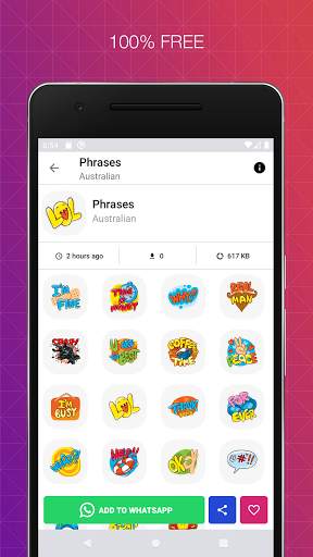 Australia stickers for WhatsApp / WAStickerApps screenshot 2