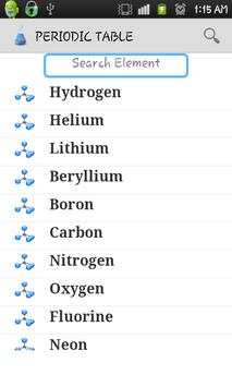 Chemistry Elements screenshot 8
