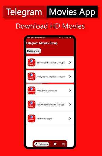 Telegram Movies App screenshot 1