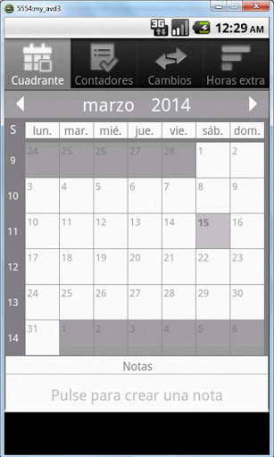 CuadraTurnos Lite screenshot 1
