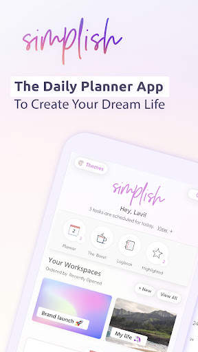 Simplish - Day Planner App screenshot 1