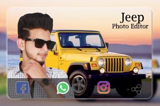 Jeep Photo Frame Editor screenshot 4