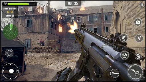 simulator senapan mesin: menembakkan tembakan screenshot 3