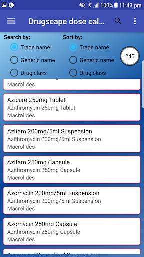Drugscape dose calculator FREE screenshot 2