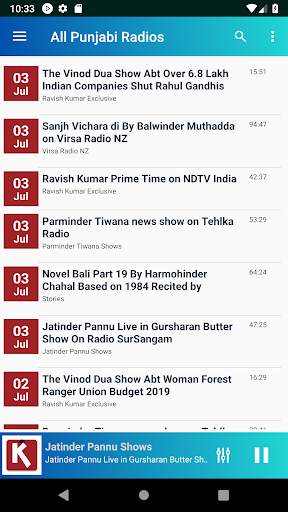 All Punjabi Radios HD (ਪੰਜਾਬੀ ਰੇਡੀਓ,ਗਾਣੇ,ਖਬਰਾਂ) screenshot 3