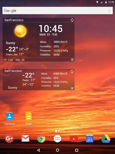 Desktop Weather Clock Widget screenshot 17