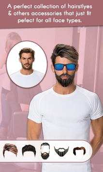 Man Face Editor: Hair Style, Beard, Mustache screenshot 6