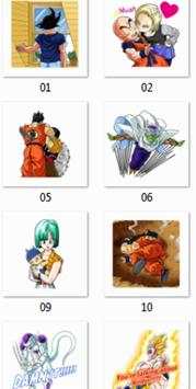 Super Sayan Stickers Whatsapp‏ - DBZ WAStickerApps screenshot 1