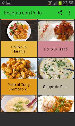 RECETAS  CON POLLO 2 تصوير الشاشة