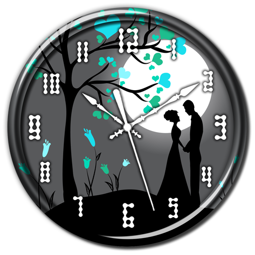 ikon Romantic Clock Live Wallpaper