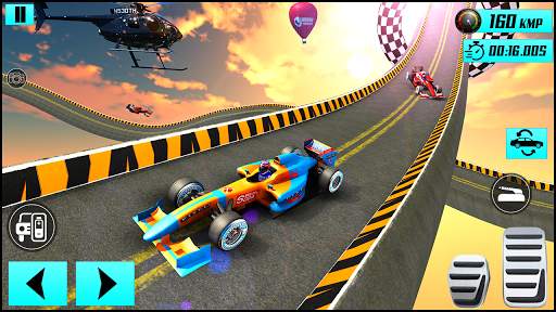 Formula Car Sky Tracks GT Racing Stunts- Car Games screenshot 5