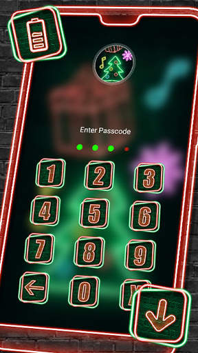 Christmas Neon Theme screenshot 5